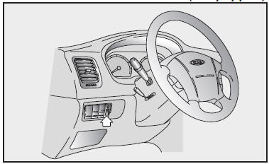 When the vehicles parking lights or headlights are on, the instrument panel