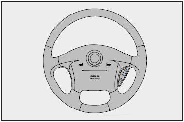 To sound the horn, press the horn symbol on your steering wheel.