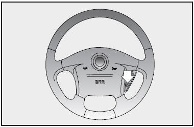 1. Press the COAST/SET switch and hold it. While the switch is pressed, the vehicle