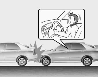 • In certain low-speed collisions the air bags may not deploy. The air bags are