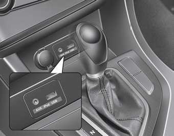 If your vehicle has an aux and/or USB(universal serial bus) port or iPod® port,